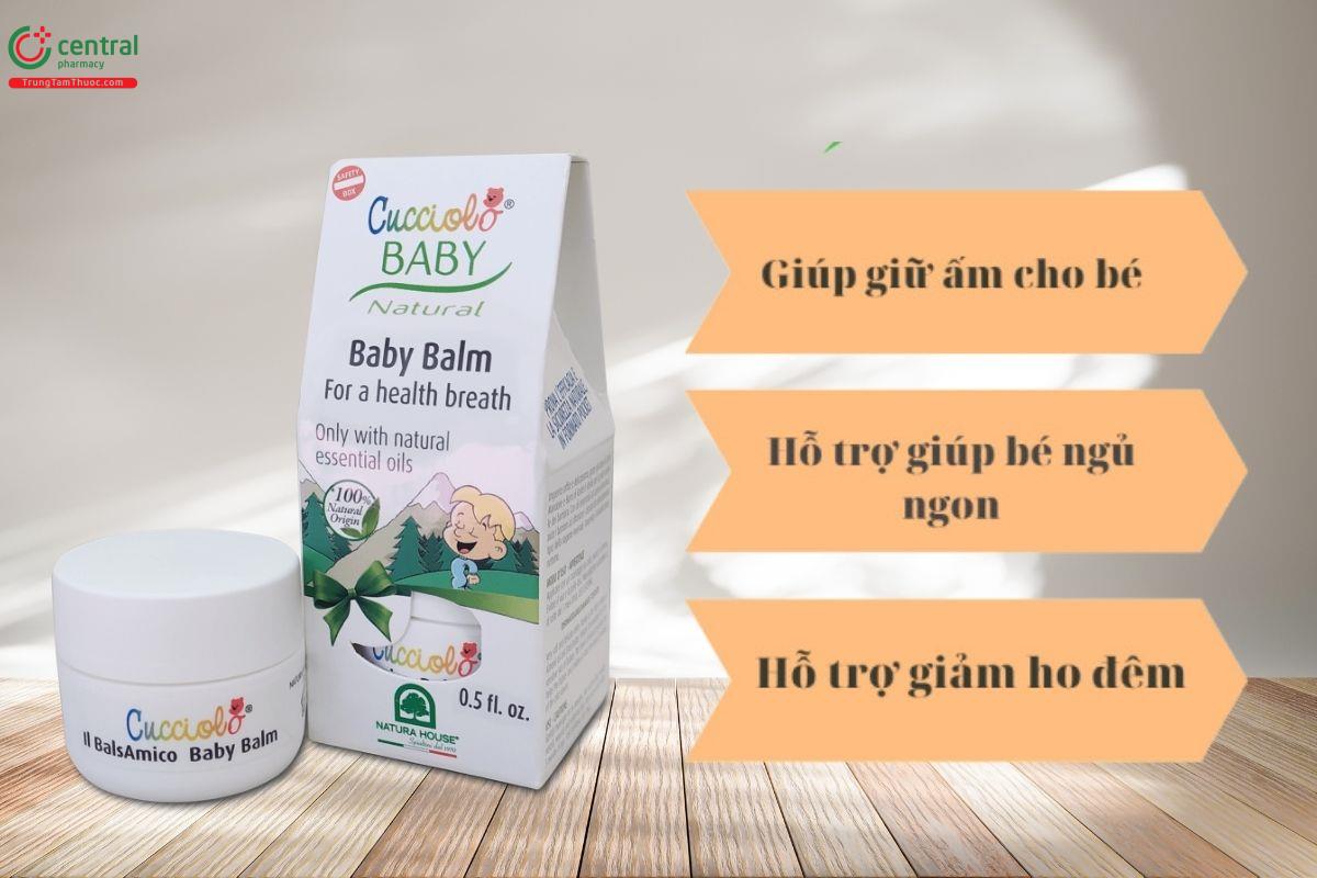 Sáp Cucciolo giữ ấm cho trẻ sơ sinh