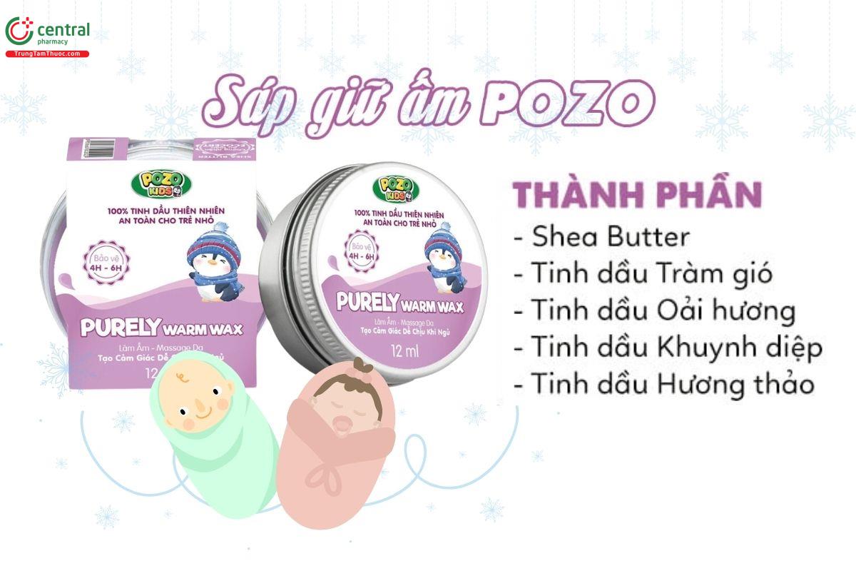 Sáp giữ ấm cho bé Pozo