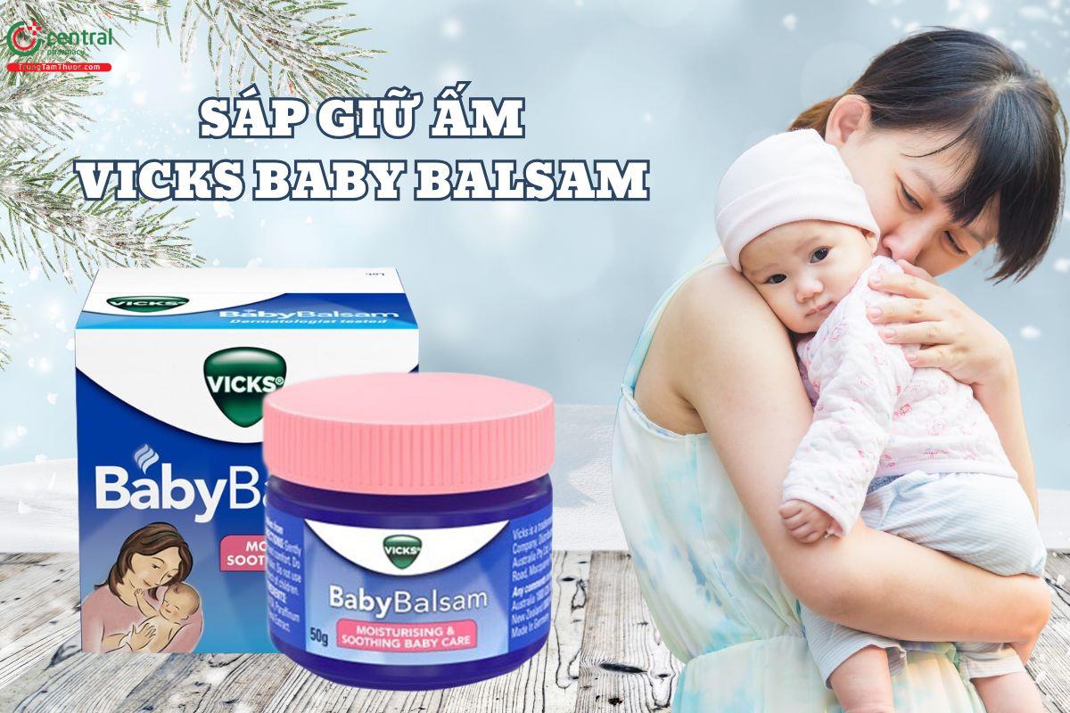 Sáp giữ ấm giảm ho Vicks Baby Balsam