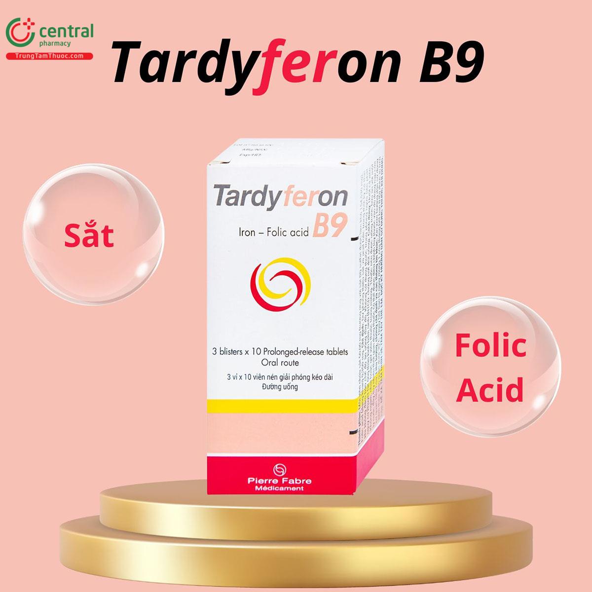 Thuốc Tardyferon B9