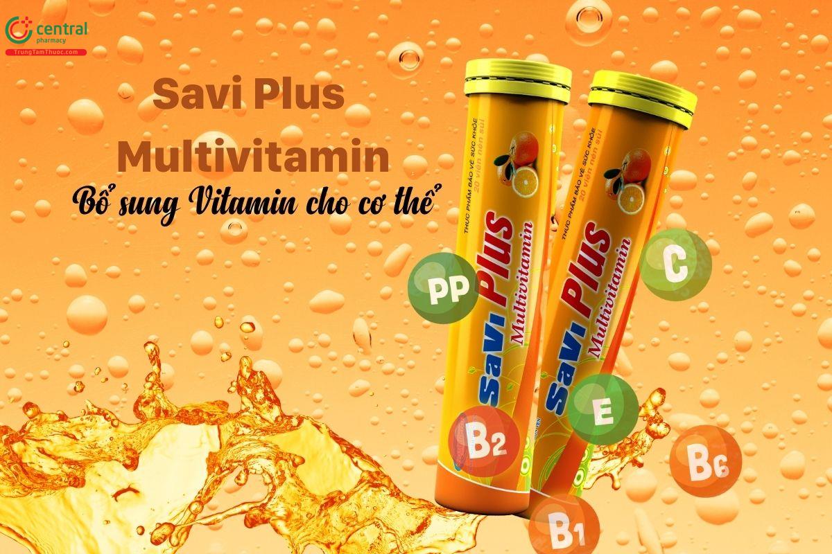 Viên sủi Savi Plus Multivitamin - Bổ sung vitamin cho cơ thể