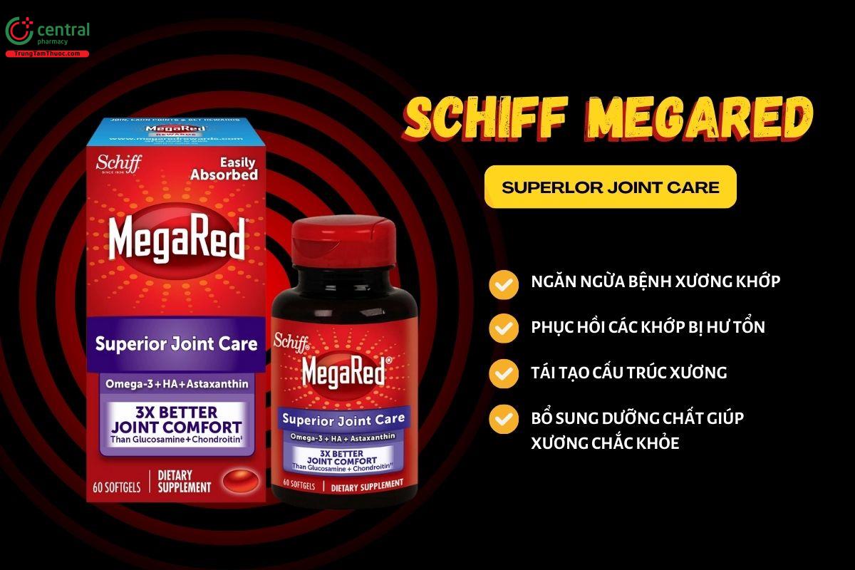 Schiff MegaRed Joint Care - Bổ khớp, giảm đau nhức, thoái hóa khớp