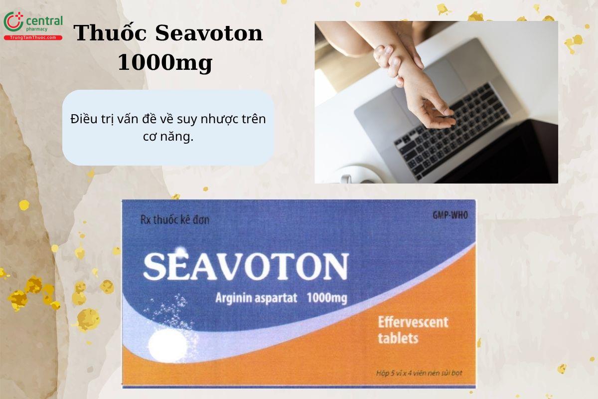 Chỉ định của thuốc Seavoton 1000mg