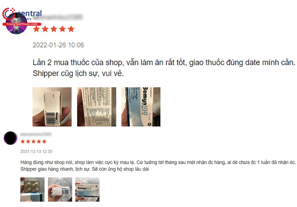 Review về sản phẩm Semyn100