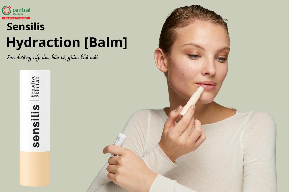 Sensilis Hydraction [Balm] - Son dưỡng cấp ẩm, bảo vệ, giảm khô môi