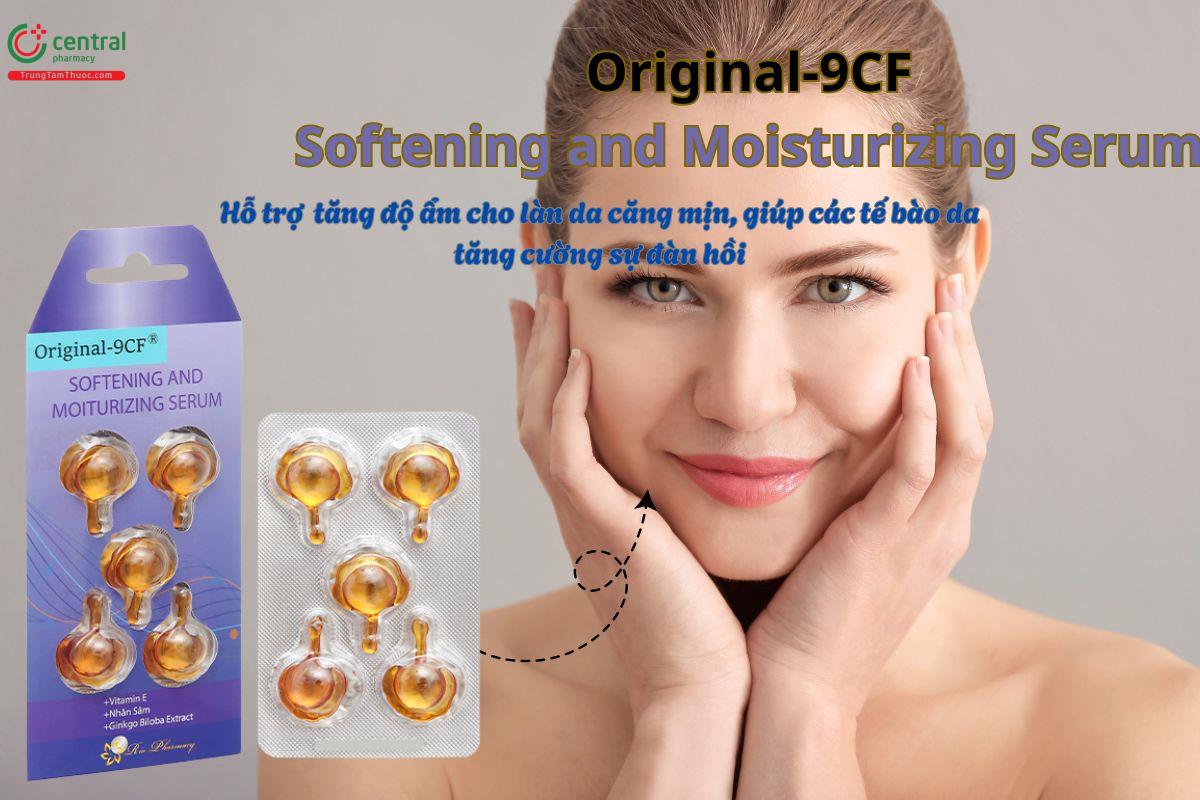  Original-9CF Softening and Moisturizing Serum giúp tăng cường độ ẩm, hạn chế sự lão hoá da