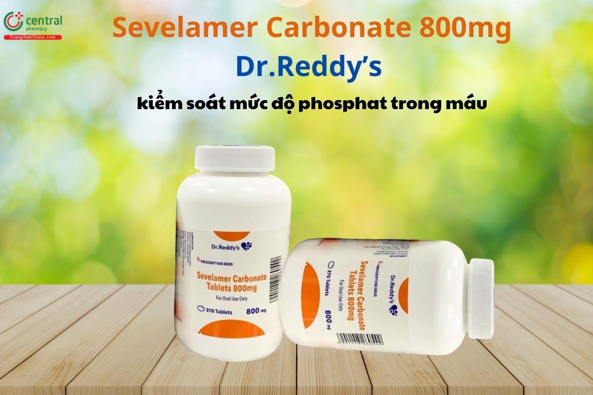 Chỉ định của thuốc Sevelamer Carbonate Dr.Reddy’s 800mg