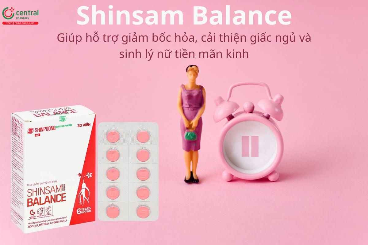 Shinsam Balance giúp cải thiện giấc ngủ, sinh lý nữ tiền mãn kinh