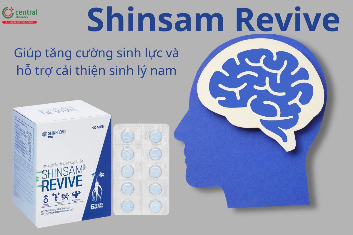 Shinsam Revive giúp tăng cường sinh lực, cải thiện sinh lý nam