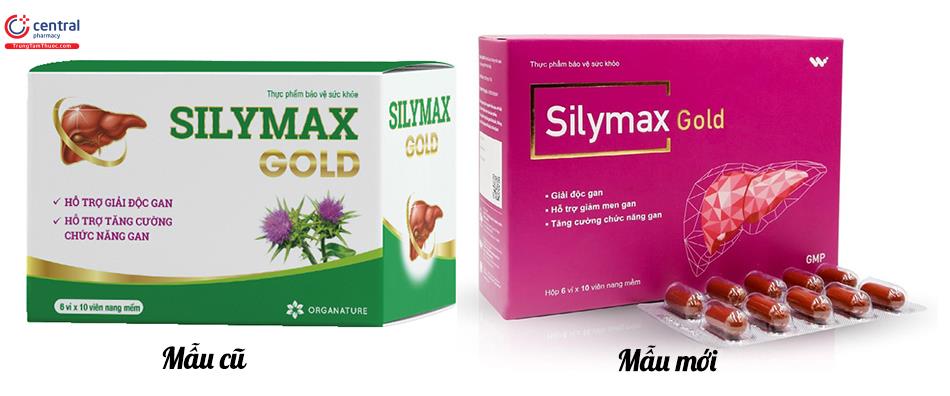 Sự thay đổi mẫu mã sản phẩm Silymax Gold