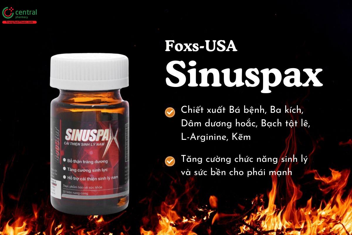 Sản phẩm Sinuspax Foxs-USA có công dụng gì? 