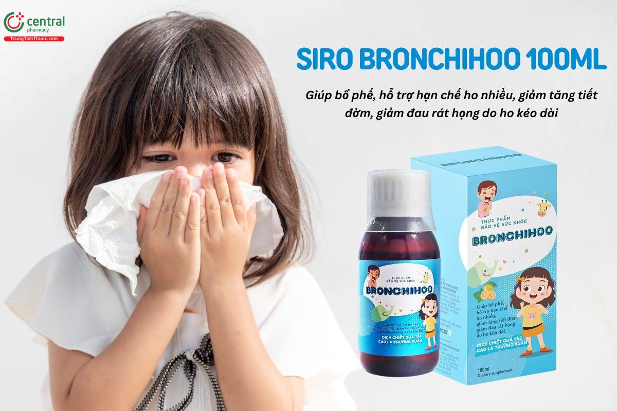 Siro Bronchihoo 100ml có công dụng gì?