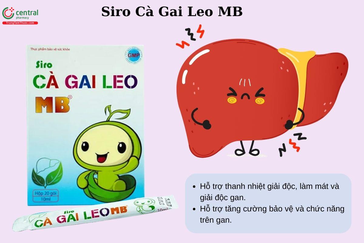 Công dụng của Siro Cà Gai Leo MB