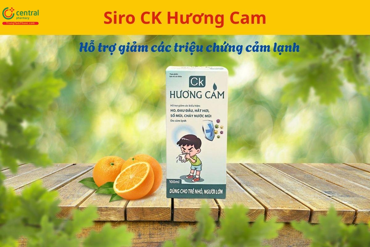 Siro CK Hương Cam 100ml giúp giảm triệu chứng cảm lạnh