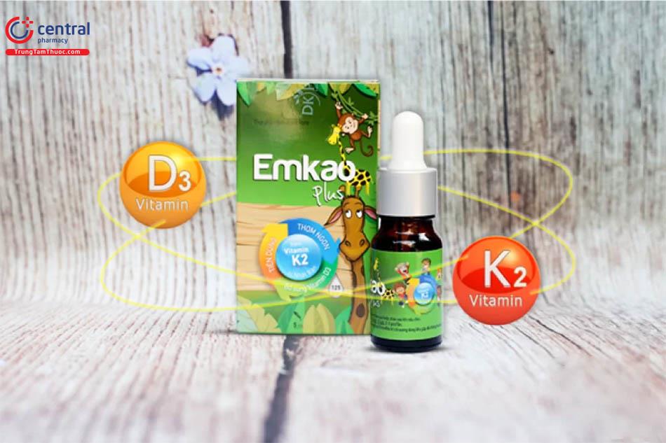 Hình 1: Vitamin D3 + K2 EmKao Plus