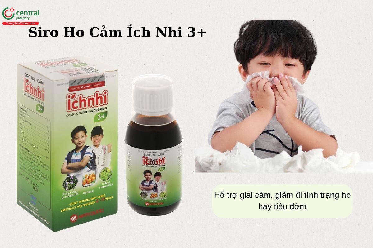 Công dụng của Siro Ho Cảm Ích Nhi 3+