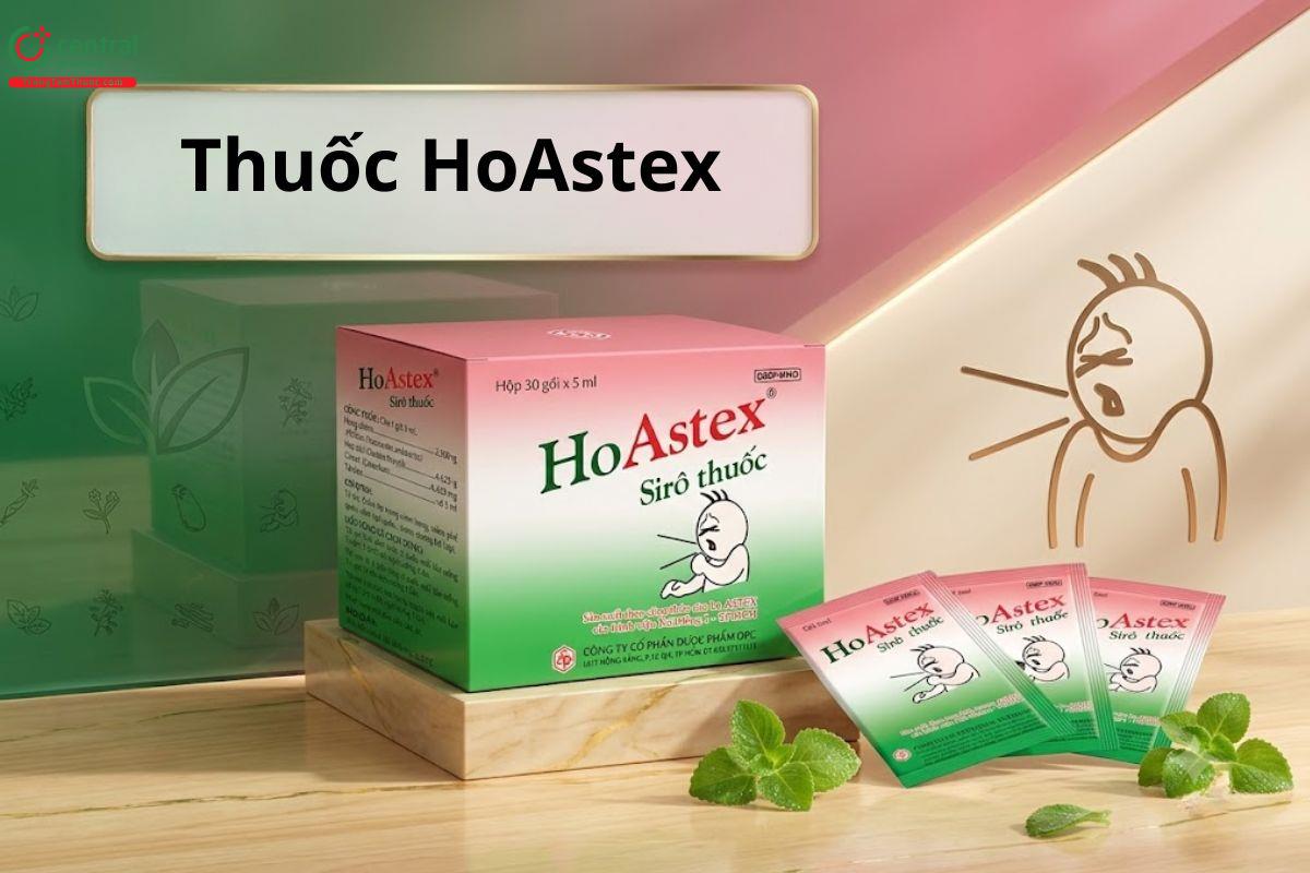 Siro ho dạng gói HoAstex cho bé