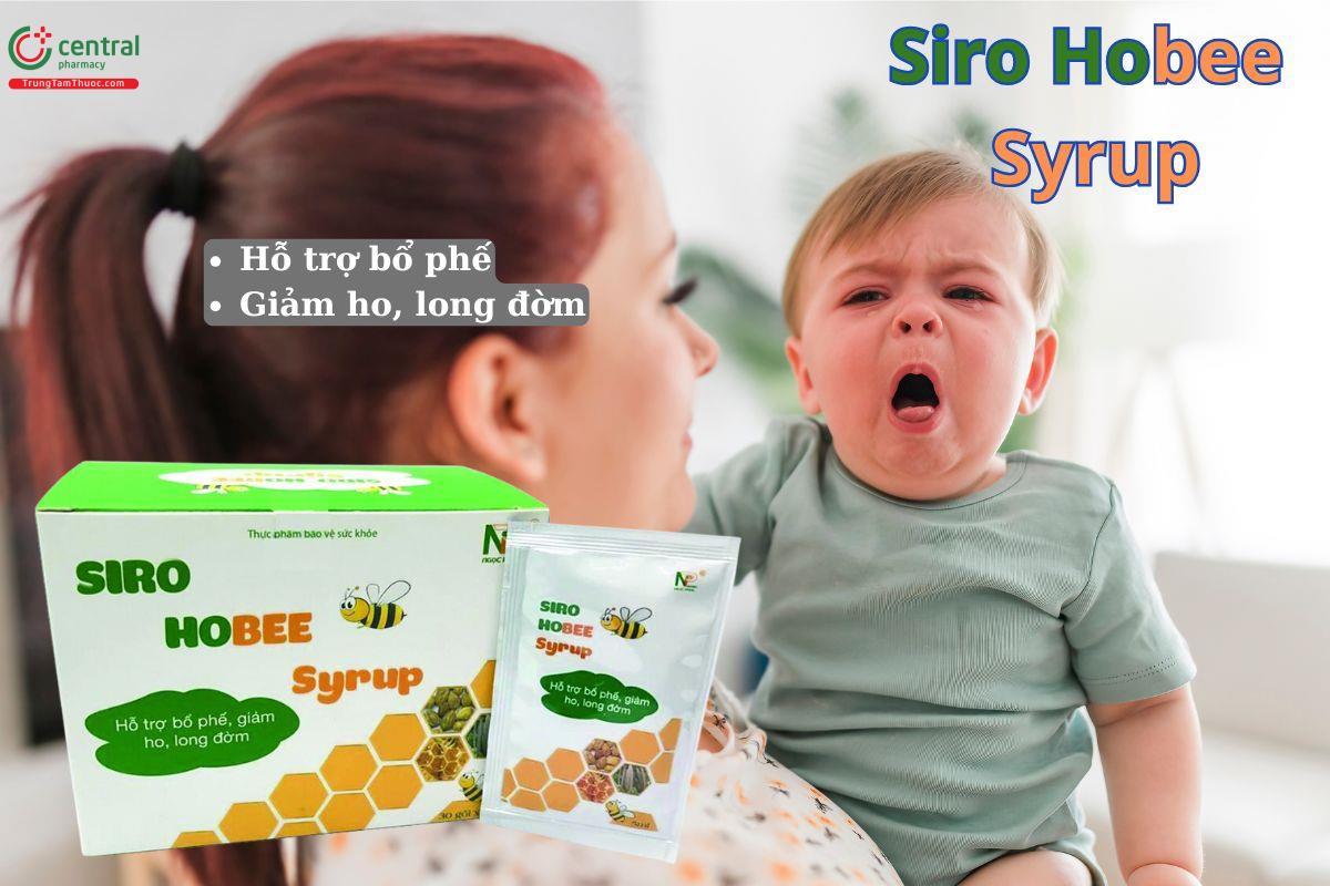 Siro Hobee Syrup giúp bé nhanh hết ho