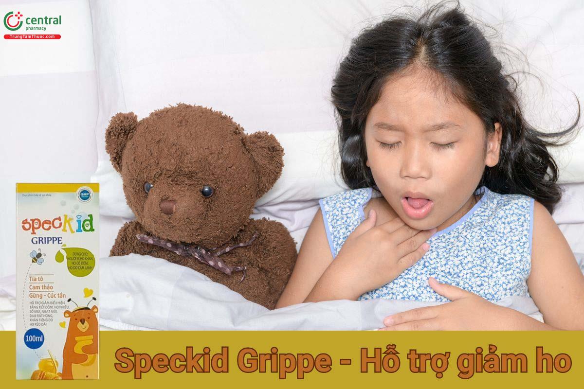 Speckid Grippe Chai 100ml giúp giảm ho cho trẻ
