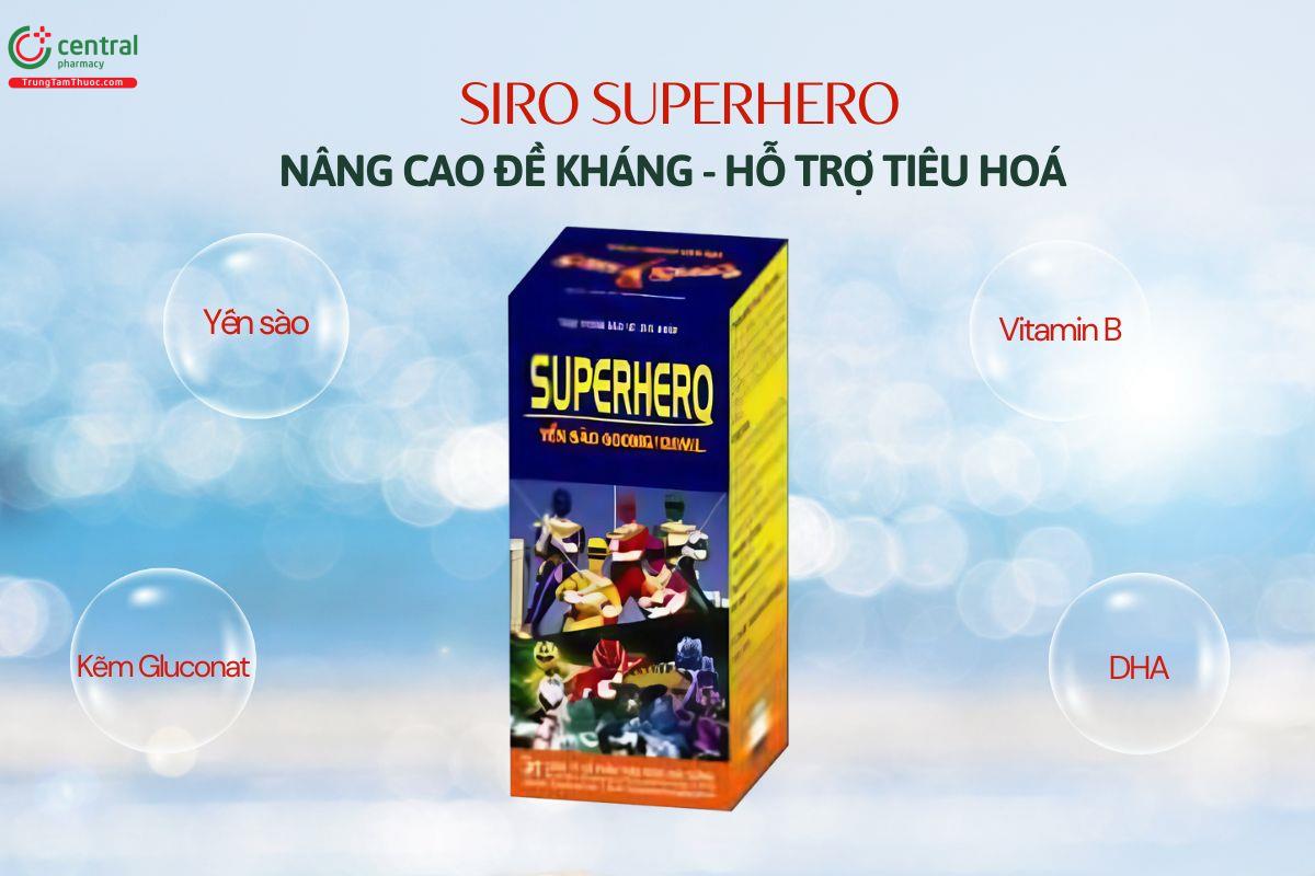 Thành phần Siro Superhero