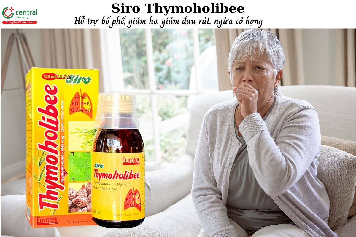 Siro Thymoholibee 125ml - hỗ trợ bổ phổi, giảm ho, giảm khản tiếng