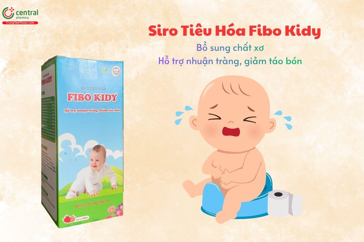Siro Tiêu Hóa Fibo Kidy - Bổ sung chất xơ, giúp giảm táo bón