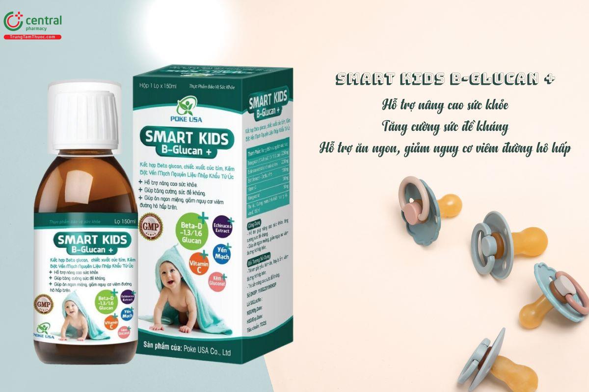 Smart Kids B-Glucan + hỗ trợ ăn ngon, tăng cường đề kháng