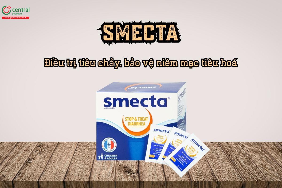 Thuốc Smecta 3g điều trị tiêu chảy, đau dạ dày