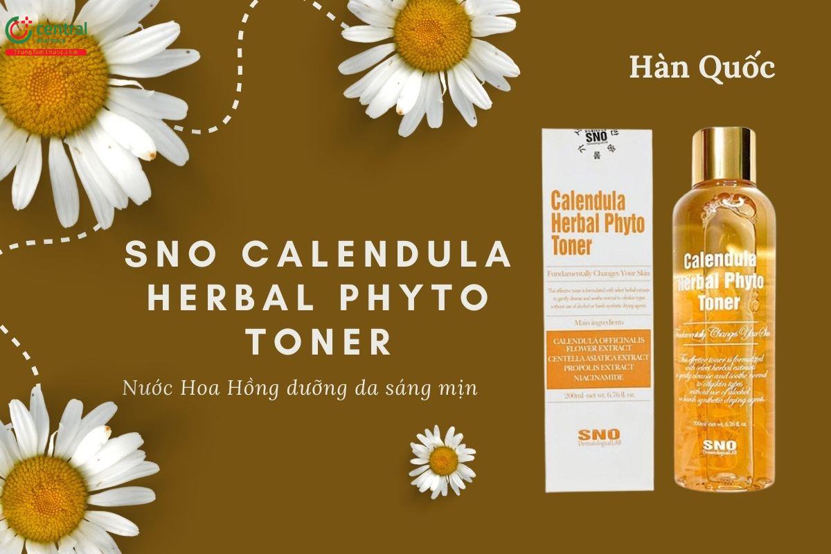 SNO Calendula Herbal Phyto Toner làm dịu, cấp ẩm căng bóng da