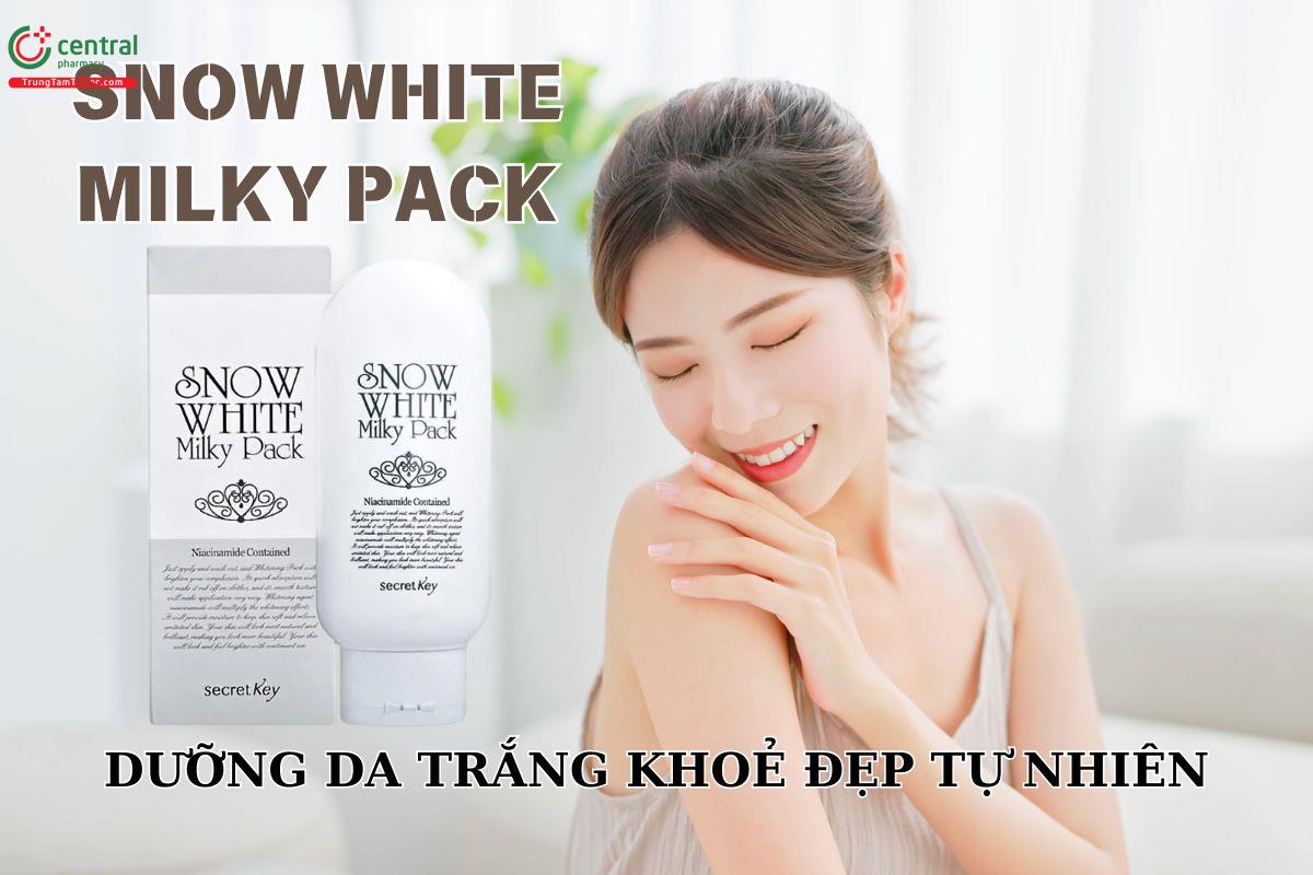 Kem ủ trắng Snow white Milky Pack cho làn da trắng khỏe mạnh