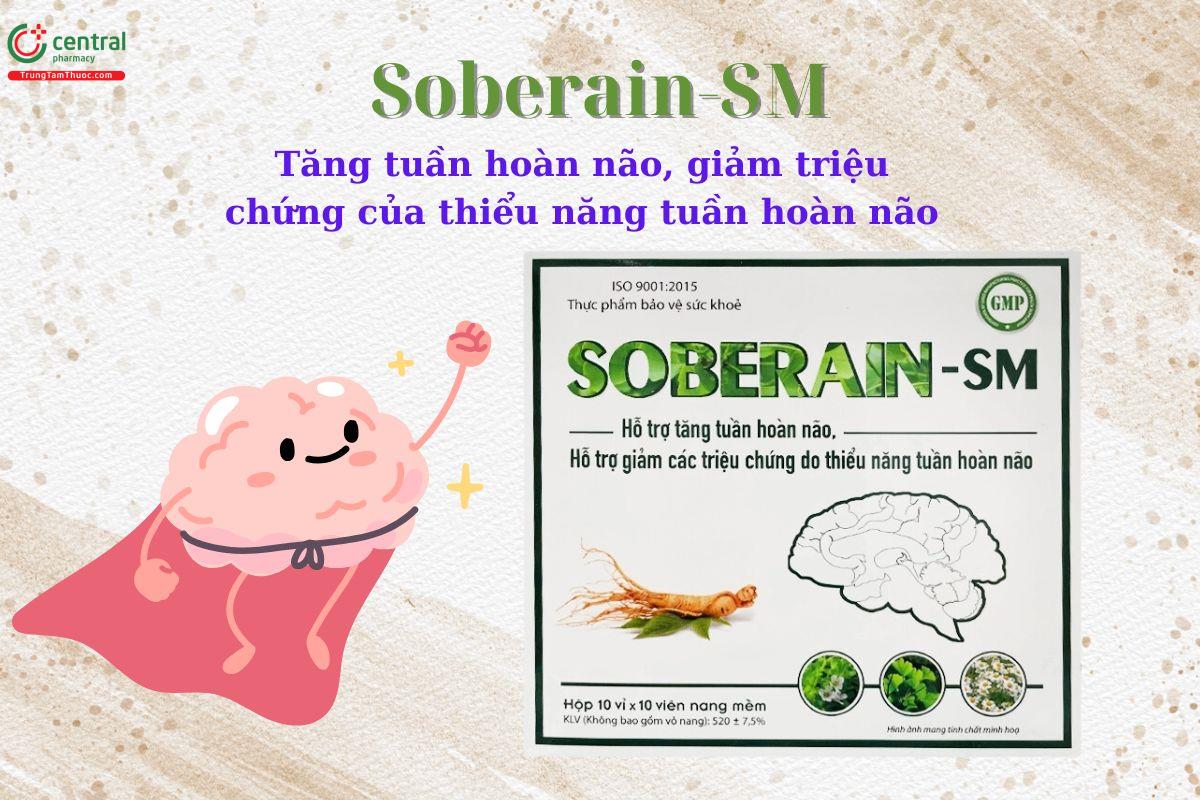 Soberain-SM tăng tuần hoàn máu não, giảm đau dầu, chóng mặt