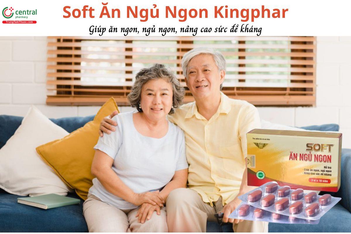 Soft Ăn Ngủ Ngon Kingphar - Cải thiện chất lượng giấc ngủ, nâng cao đề kháng