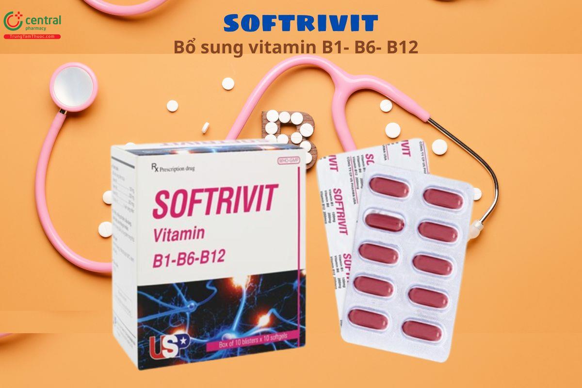 Thuốc Softrivit - Điều trị và dự phòng thiếu hụt vitamin B1, B6, B12