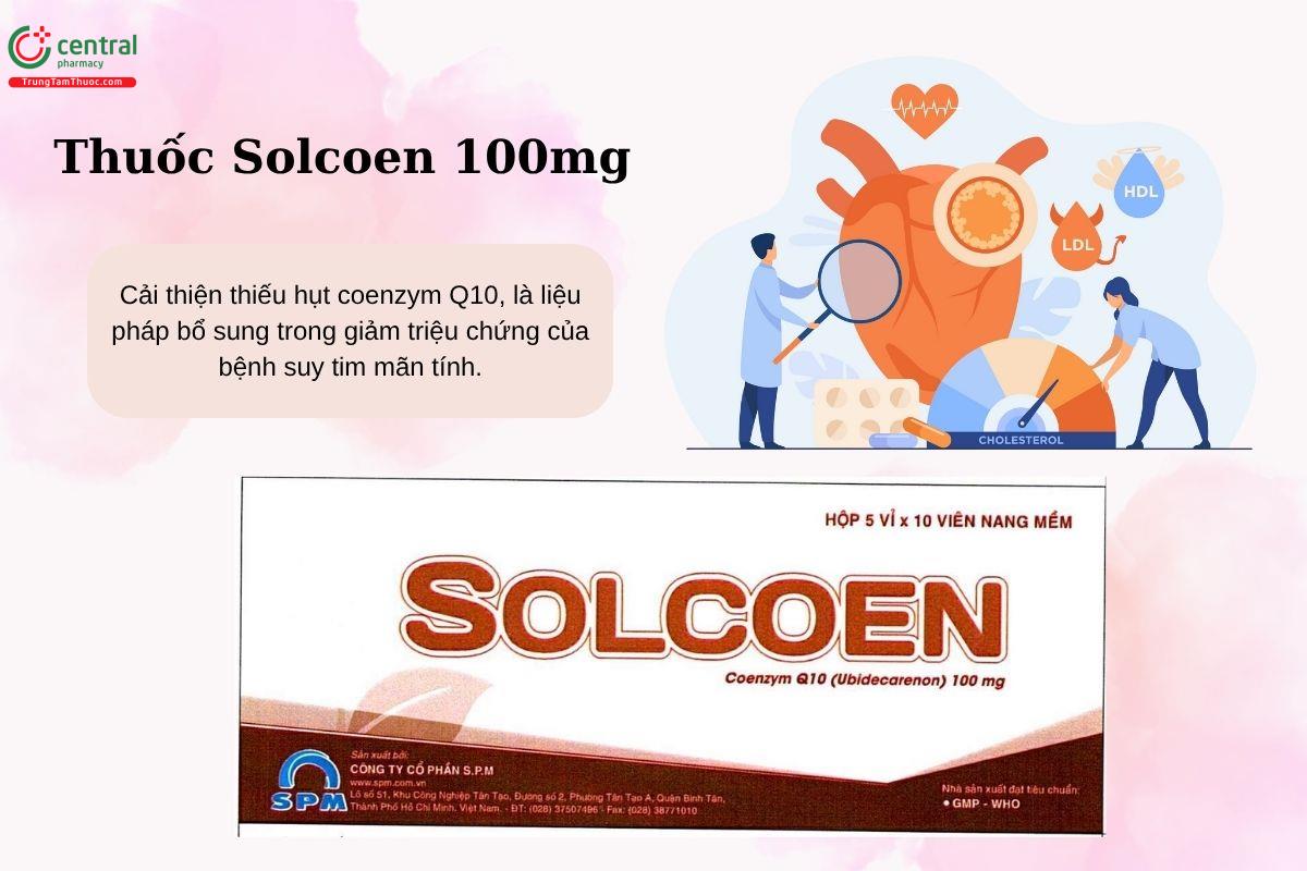 Chỉ định của thuốc Solcoen 100mg