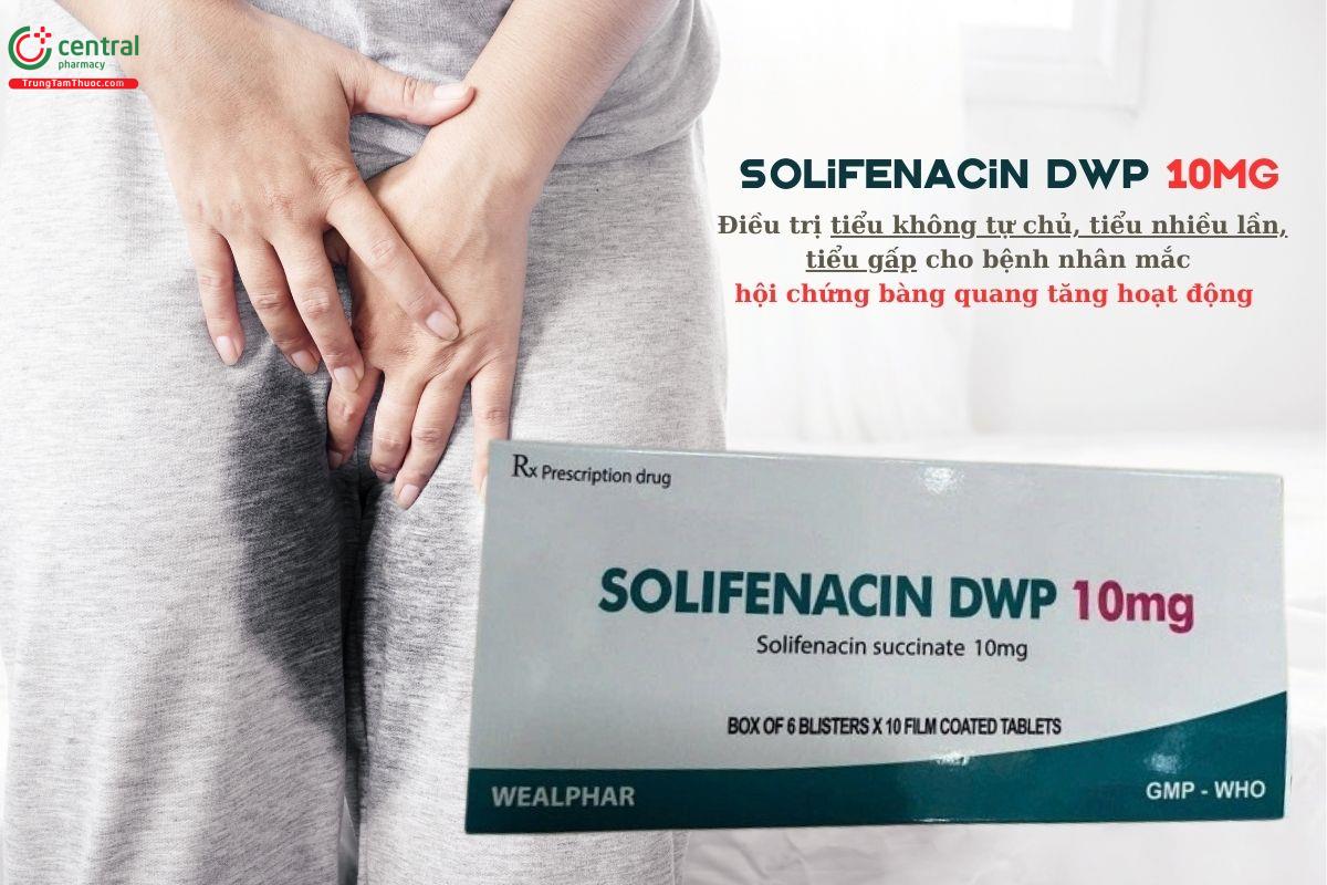 Thuốc Solifenacin DWP 10mg điều trị tiểu són, tiểu gấp, tiểu nhiều lần