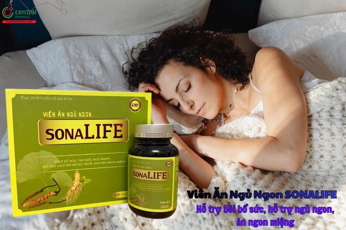 Viên Ăn Ngủ Ngon Sonalife bồi bổ cơ thể, giúp ăn ngon, ngủ ngon