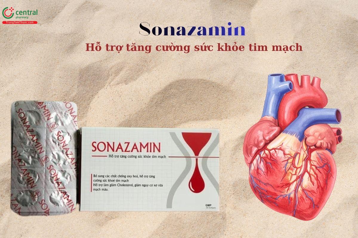 Sonazamin - Giảm Cholesterol, tăng cường sức khỏe tim mạch