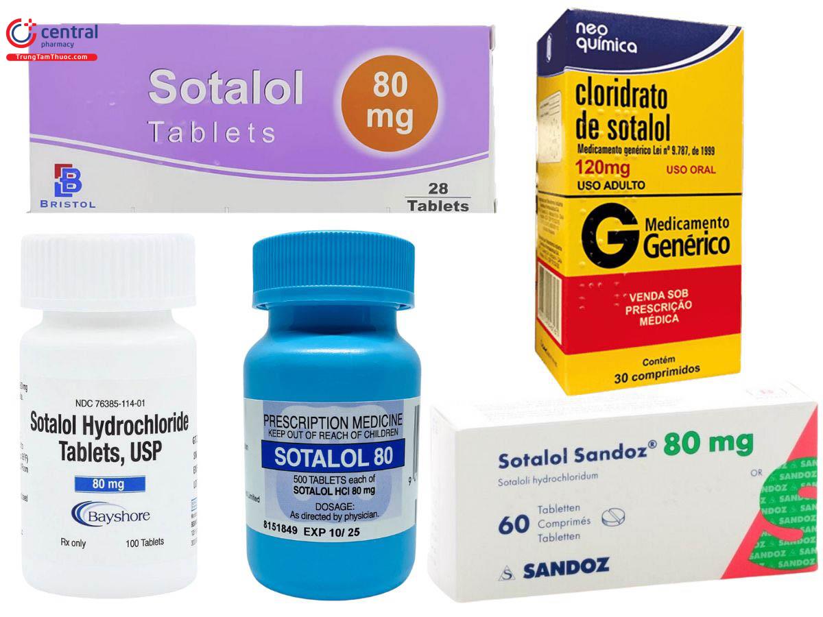 Một số sản phẩm chứa Sotalol