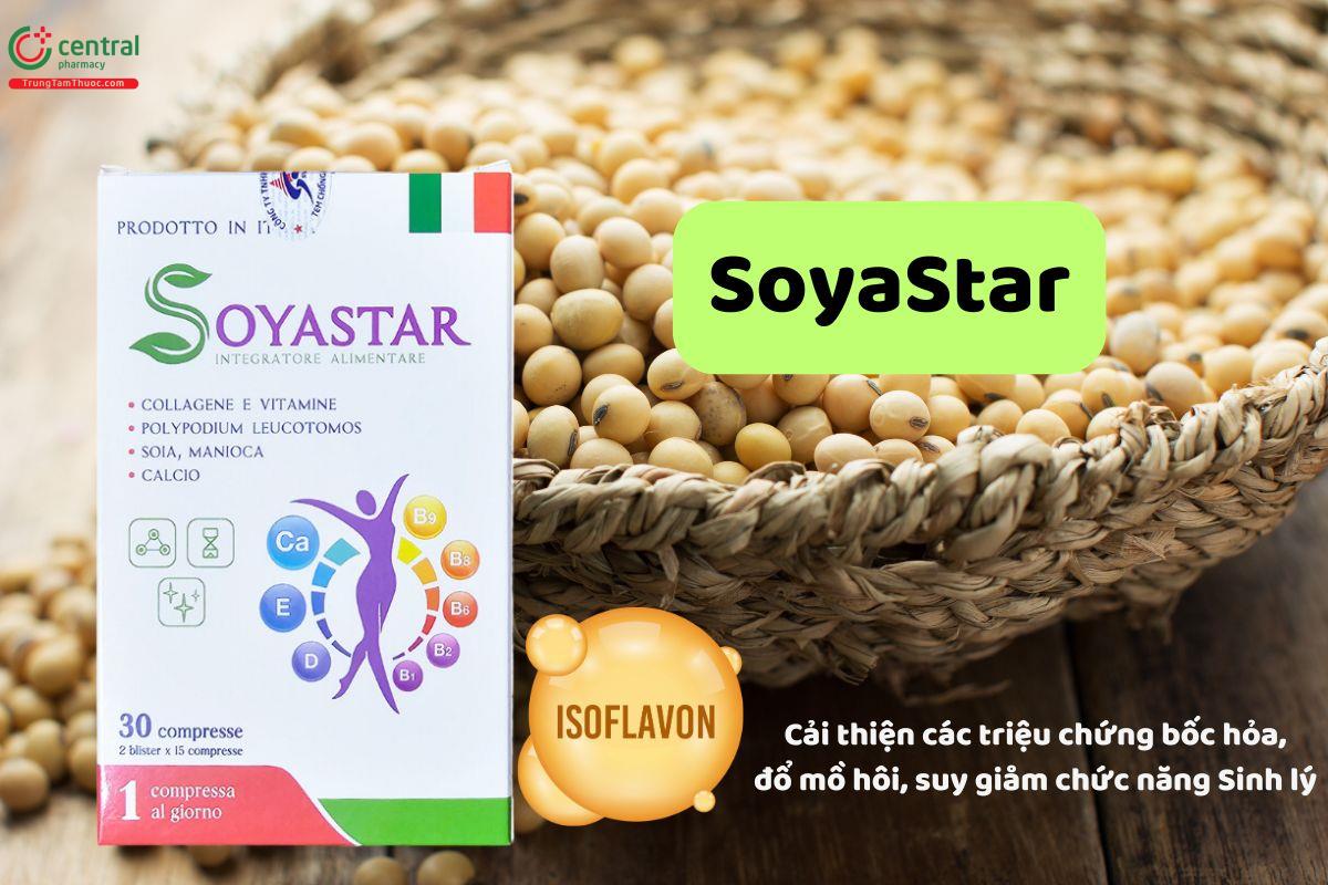 Soyastar làm giảm bốc hỏa, đổ mồ hôi, suy giảm sinh lý