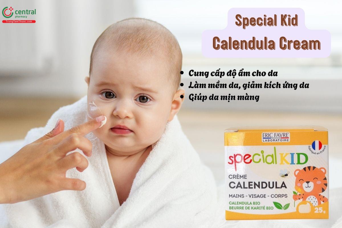 Special Kid Calendula Cream giúp cấp ẩm cho da, làm mềm da