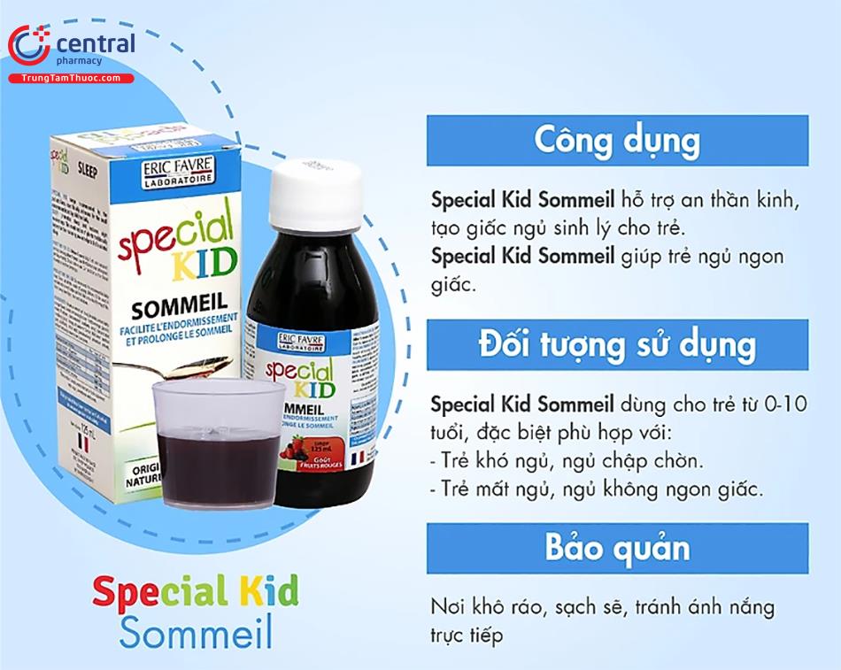 Chỉ định của Special Kid Sommeil