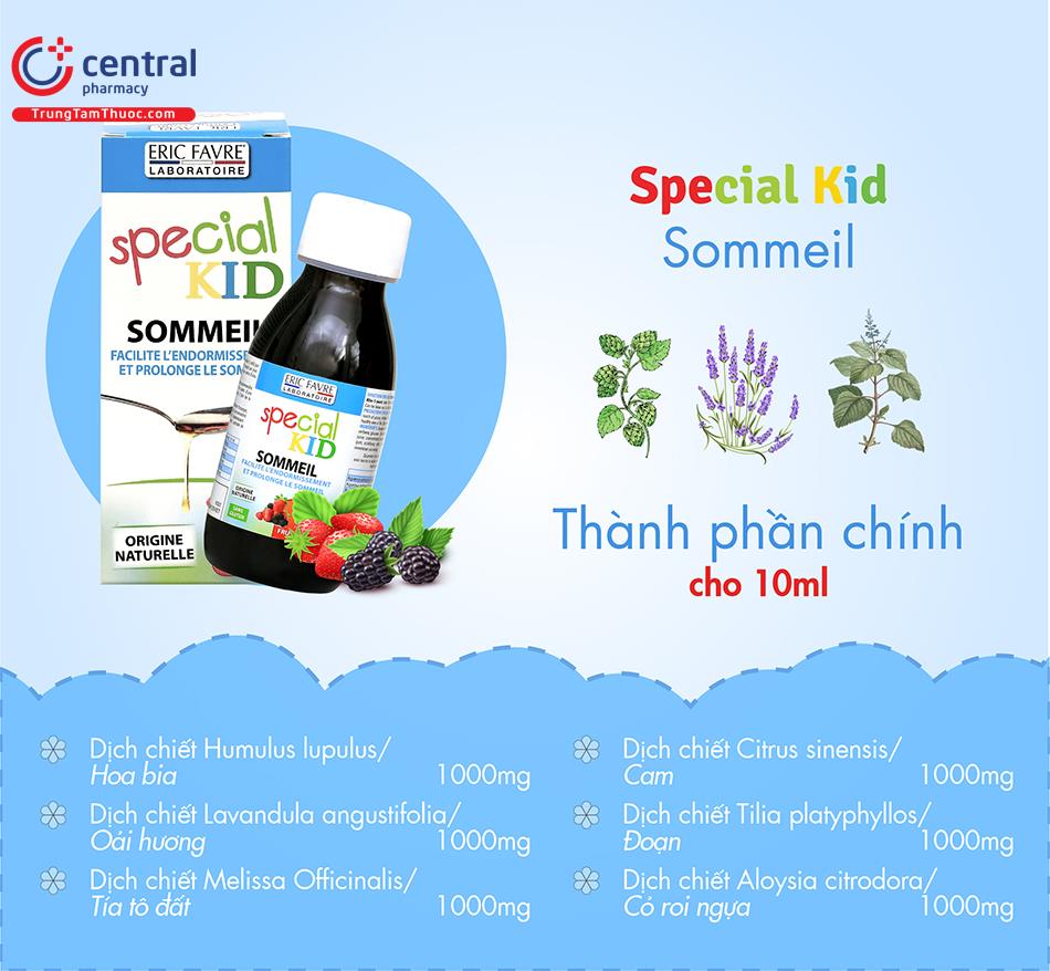 Thành phần Special Kid Sommeil