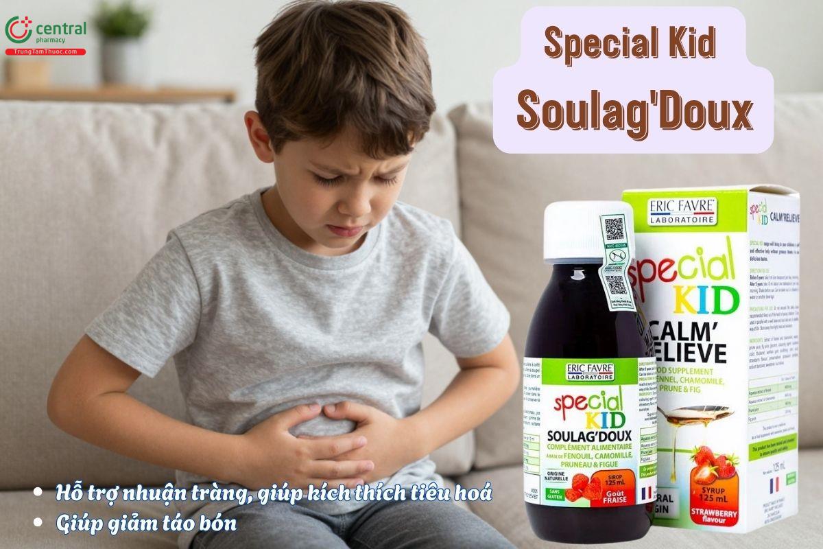 Special Kid Soulag'Doux giúp nhuận tràng, giảm táo bón cho trẻ