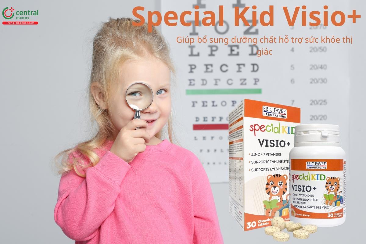 Special Kid Visio+ bổ sung dưỡng chất hỗ trợ sức khỏe thị giác
