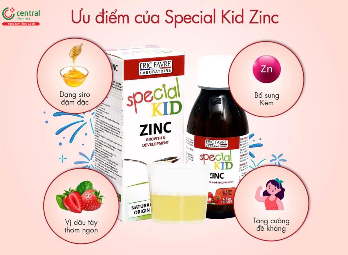 Special Kid Zinc giúp tăng cường miễn dịch cho trẻ