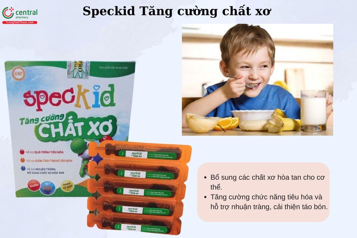 Công dụng của Speckid Tăng cường chất xơ