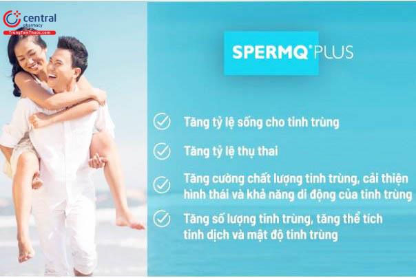 Hình 2: Tác dụng của viên uống SpermQ Plus