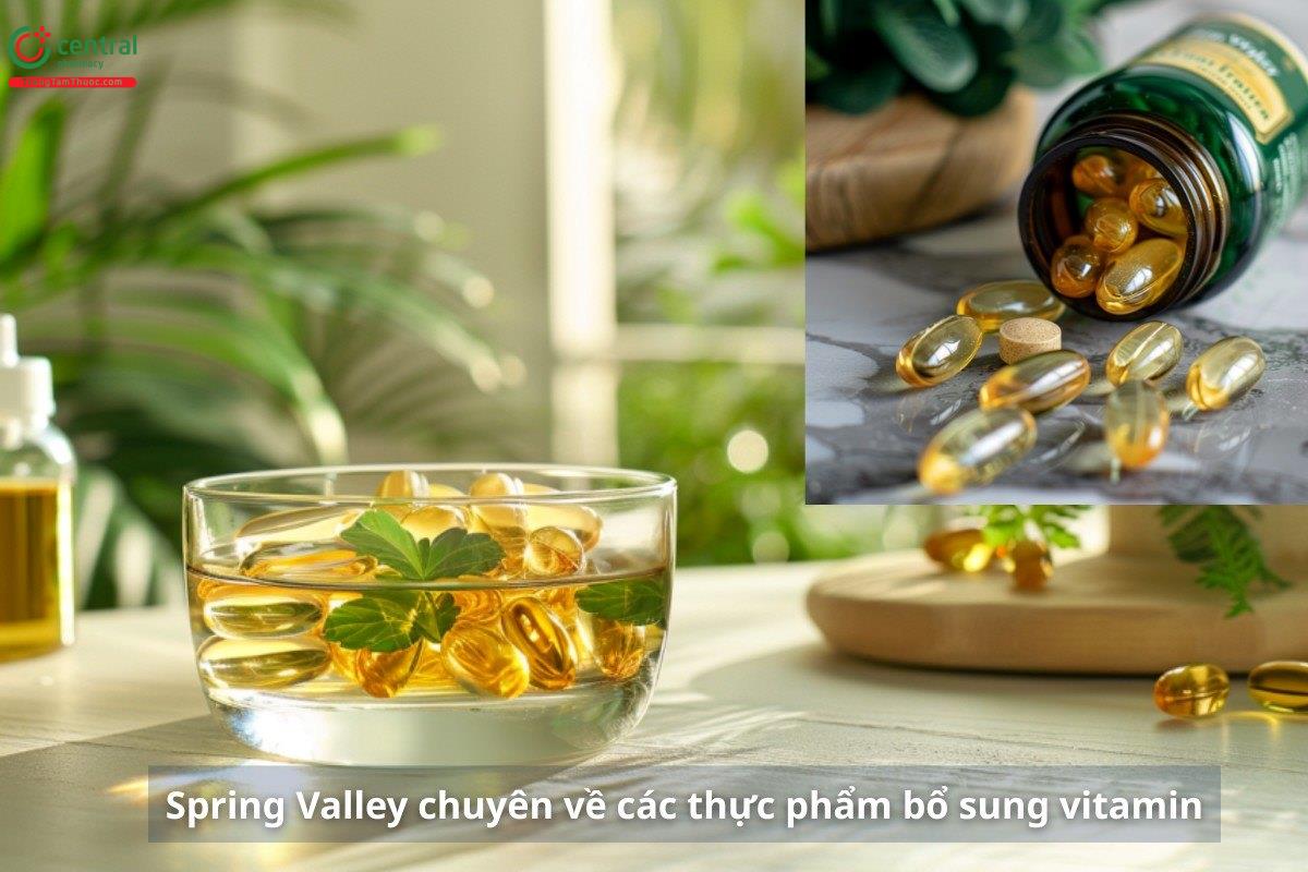 Spring Valley chuyên về các sản phẩm hỗ trợ bổ sung vitamin