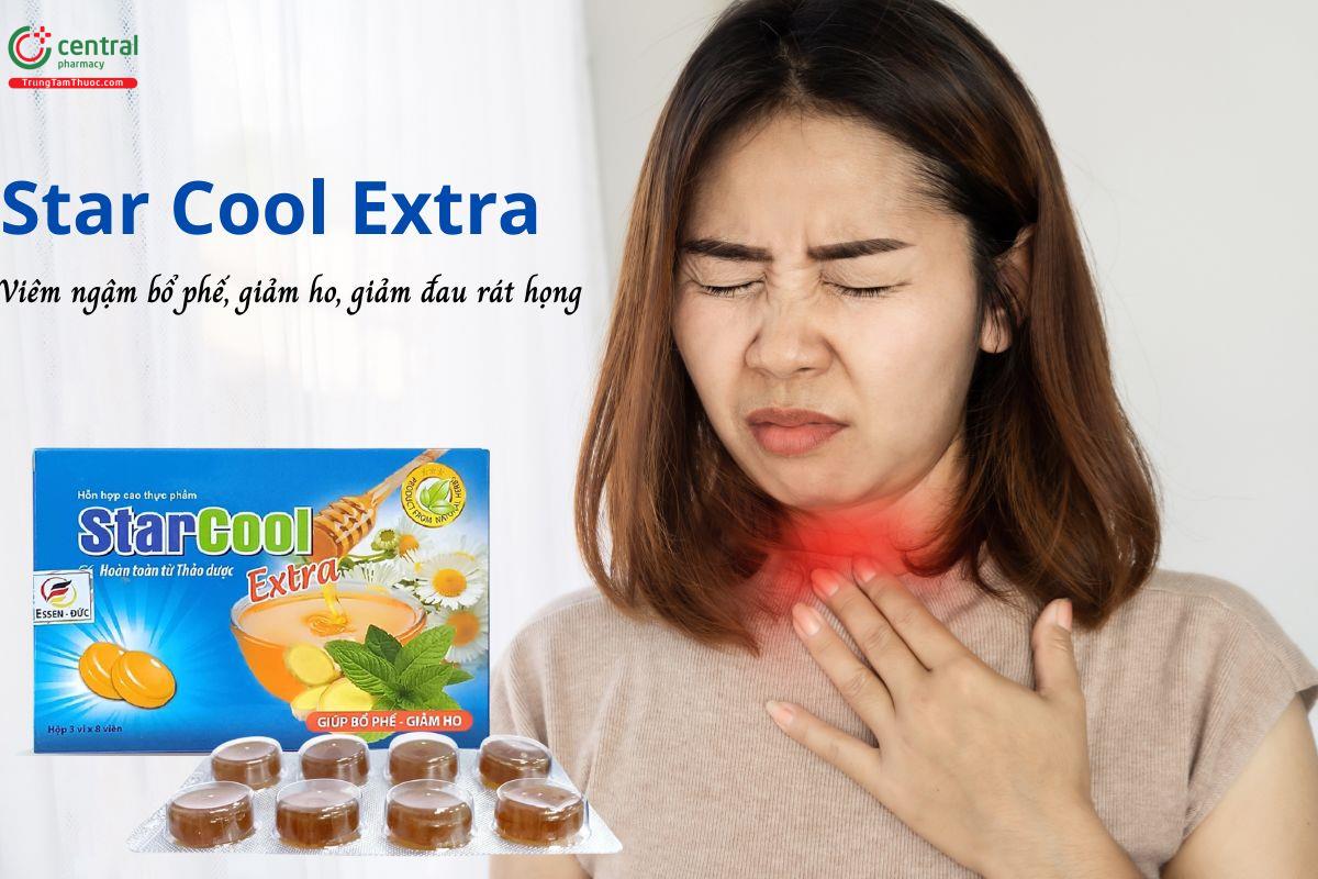 Viên ngậm Star Cool Extra - Bổ phế, giảm ho, giảm đau rát họng