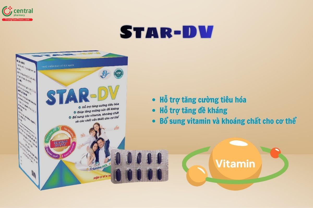 Star-DV hỗ trợ tăng sức đề kháng, tăng cường tiêu hóa